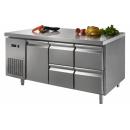 Hűtött rozsdamentes munkaasztalok