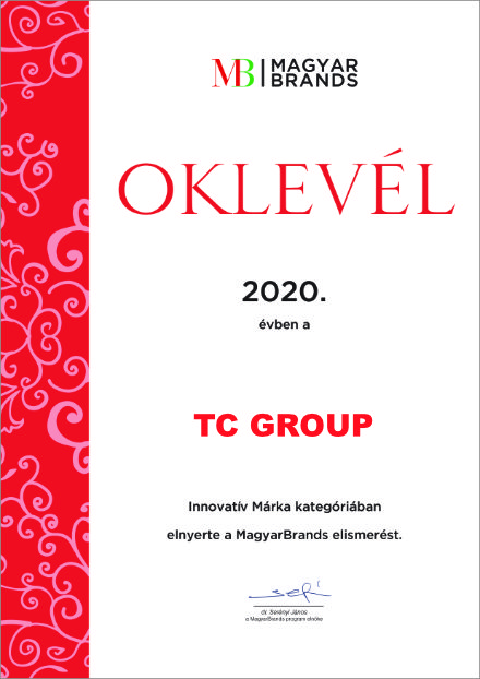 Magyar Brands díjas TC Hungary