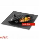 Mini oval pan with lid 12x8x5 cm