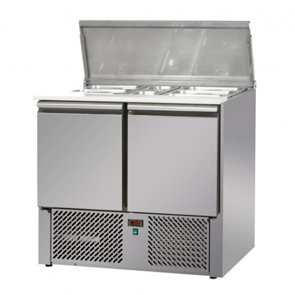 SLV02EKO | 2 doors Saladette GN 1/1