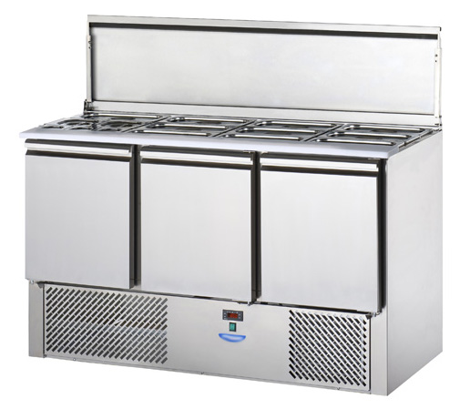 SL03EKO | 3 doors Saladette GN 1/1