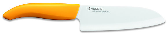 FK-140WH-YL | Kyocera Ceramic Santoku Knife 14 cm