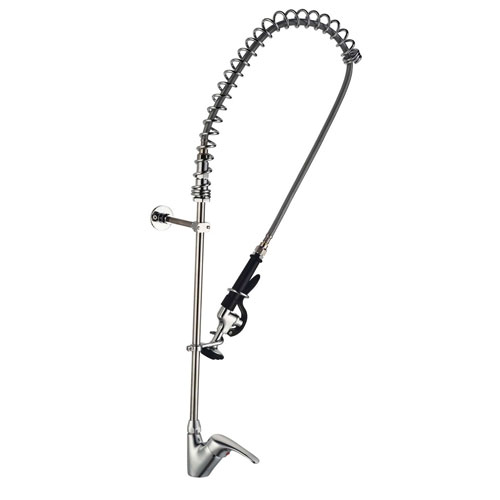 S301 - Deck mounted pre-rinse unit with single-lever mix tap