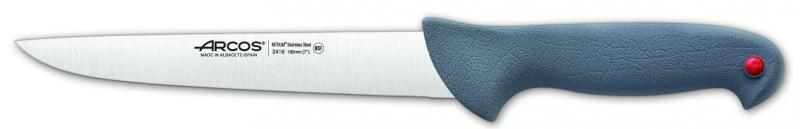 ARCOS Colour Prof | Colour Coded Butcher Knife with narrow blade 18