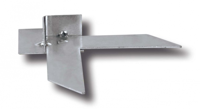 Zinc coated angle for 'F' profile - 30 mm