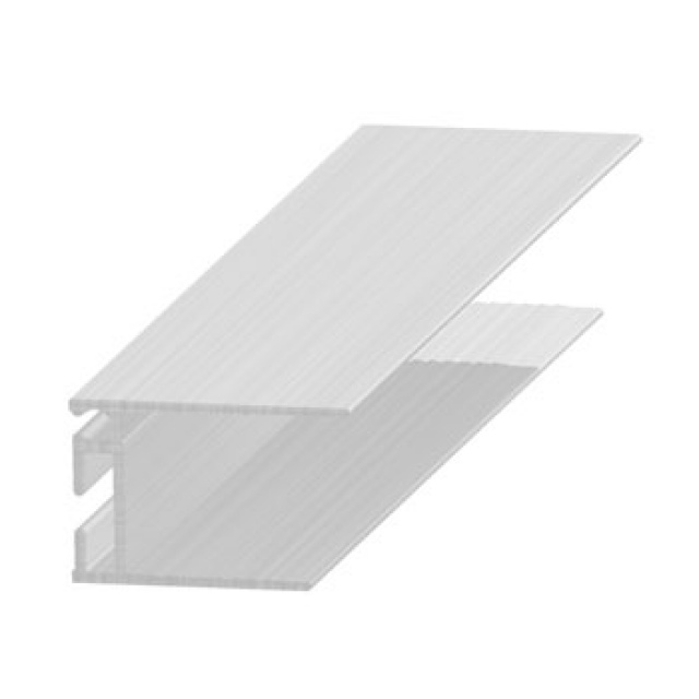 Rejtett csatlakozó profil - alumínium, 20 mm