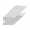 Hidden covering profile - aluminium, 20 mm