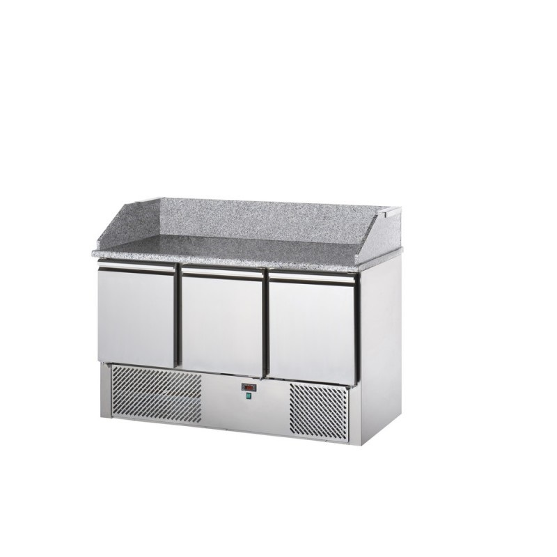 SLV03PZ | Pizzaelőkészítő asztal 3 ajtóval