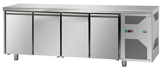 TF04MIDGN | 4 doors Refrigerated Counter GN 1/1 