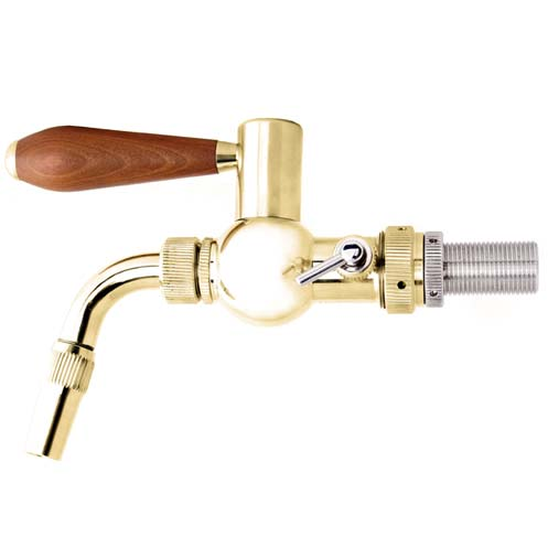 Baroko Dispense tap with wooden handle