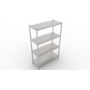 400x600x2000 | Stainless storage rack with shelf