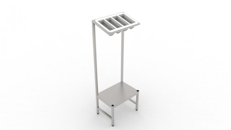 570x400x1400 | Tray and cutlery stand