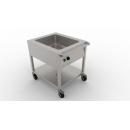 GN 2/1 | Bain marie trolly