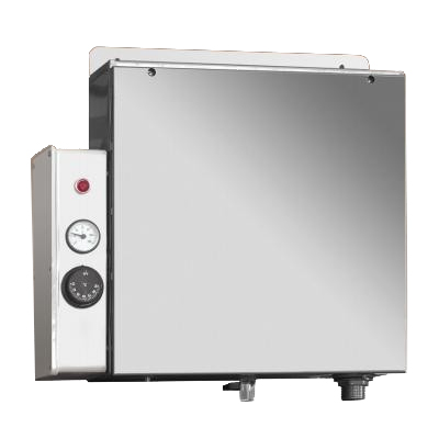 Knife sterilizer with hot water