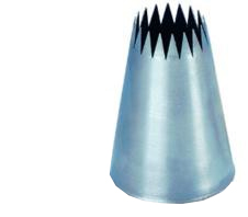 Habcső sűrű csillag alakú nyílással 4 mm