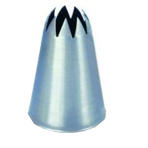 Habcső zárt csillag alakú nyílással 3 mm