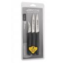 ARCOS NOVA | Black paring knife set 3 pcs