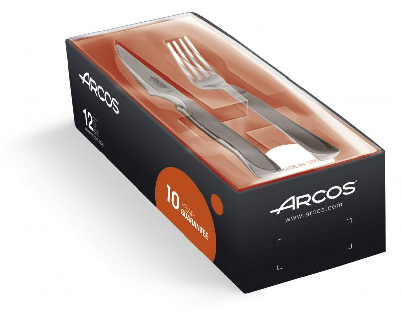 ARCOS Juegos Chuleteros | Stainless steal steak set 