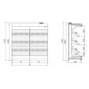 Neo vege 1.25 | Hűtött faliregál