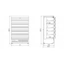 Bo-budget 0.9 | Hűtött faliregál