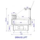GRAVIS LIFT 0.94 | Refrigerated counter