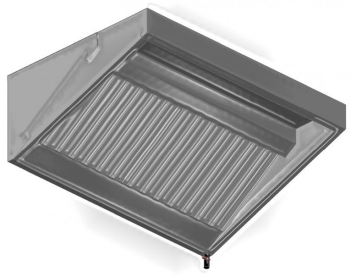 SX-SE | Rozsdamentes Snack elszívóernyő 700