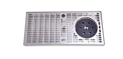 400x180x30 mm | Drip tray with glass rinser
