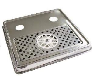 424x420x38 mm | Drip tray with glass rinser, space for 2 beer towers