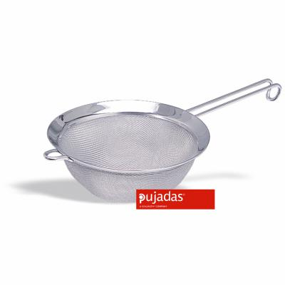 Stainless Steel hemispherical strainer 12x32,5cm