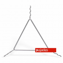 Szűrőtartó háromszög formájú rozsdamentes 29cm