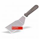 Spatula, szeletfordító rozsdamentes műanyag fekete nyéllel 7x16x29cm