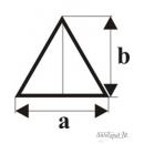 Croissant vágó, 10,5x20 cm