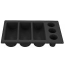 552360 | Black Cutlery tray GN 1/1