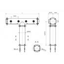 TC EVA T | 2 ways beer tower with lighting medal