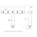 TC Halm T | 3 ways beer tower without taps, with medals