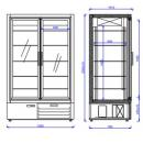 FR 1250 GD | Freezing wall counter