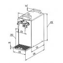 KONTAKT 40/K Profi Green Line | Dry contact double coiled beer cooler with built-in air compressor