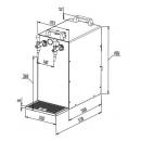 KONTAKT 155/R Green Line | Dry contact double coiled beer cooler (CO2)