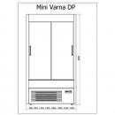 R-1 MVR 90/60 MINI VARNA | Refrigerated cabinet sliding doors