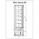R-1 MVR 90/60 MINI VARNA | Refrigerated cabinet sliding doors