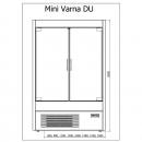 R-1 MVR 60/60 MINI VARNA DUZ | Refrigerated cabinet hinged doors