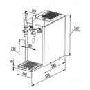 PYGMY 25/K Exclusive | Overcounter wine cooler with 2 tap