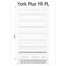 R-1 YR 100/90 YORK PLUS | Hűtött faliregál
