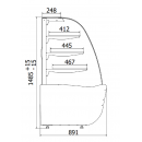 C-1 BL 90/GR BELLISSIMA | Pastry hot counter