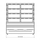 C-1 BL 90/GR BELLISSIMA | Pastry hot counter