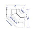 NZ ORIS LIFT | Külső sarokpult