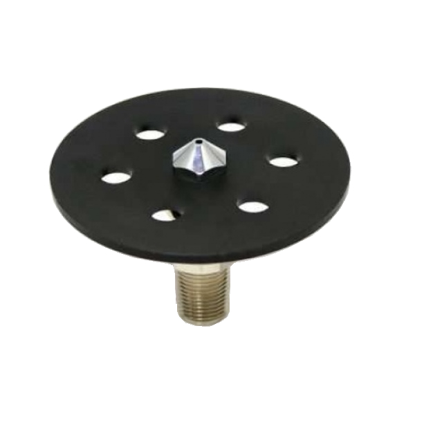 Glass rinser for drip tray