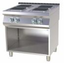SPQ 780 E | Electric range quadratic plates with base