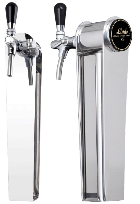 Tower Naked | Tower with 1 tap and basic handle