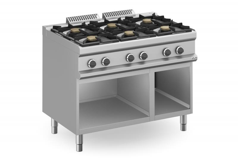 MFB711AXL | 6 Burners Gas Range on Open Stand